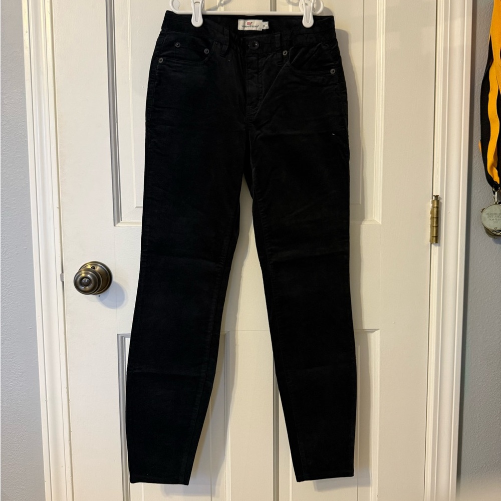 Vineyard Vines Women’s Black Corduroy Pants